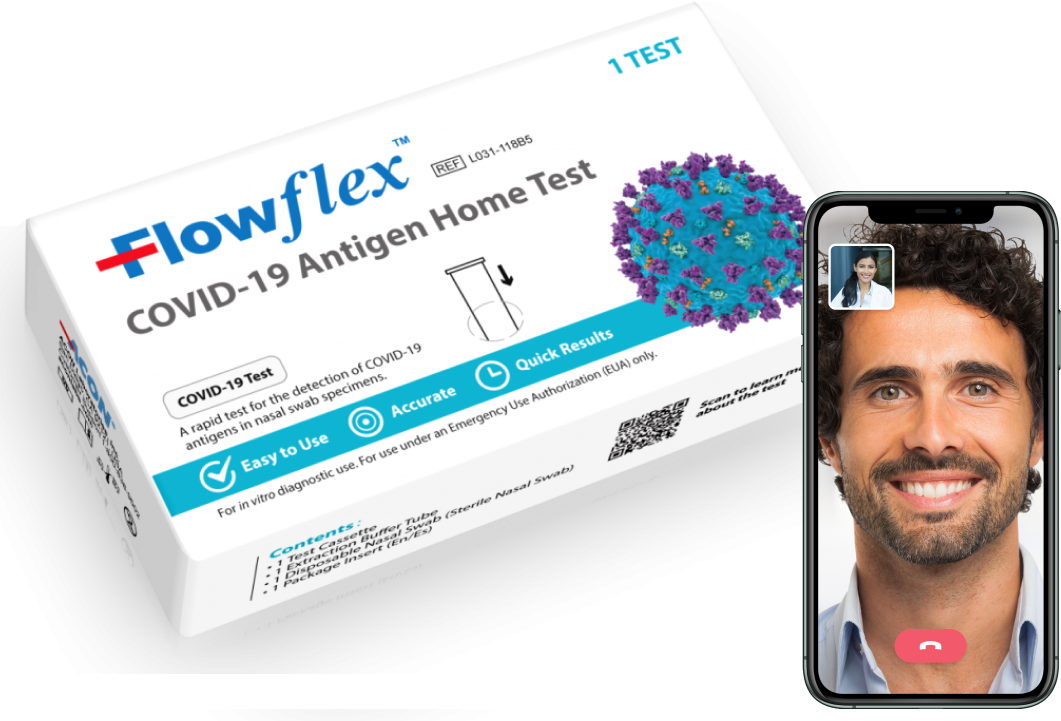 FlowFlex COVID-19 Home Test with Video Observation img